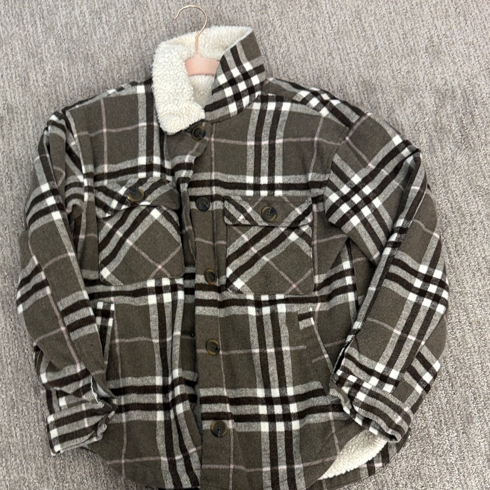 flannel sweater from boutique
